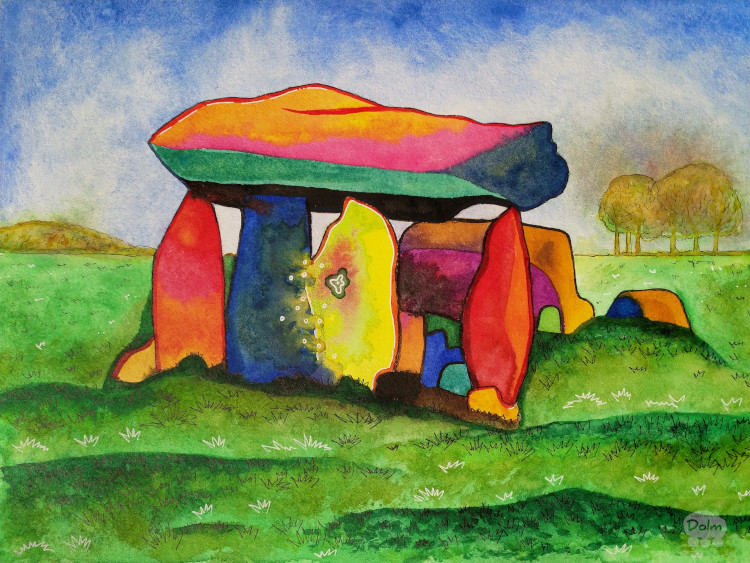 Kunstwerk Haroldstown dolmen / hunebed