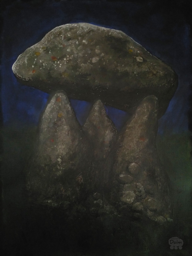 Dark dolmen no. 2, Hunebed Proleek (Proleek dolmen)